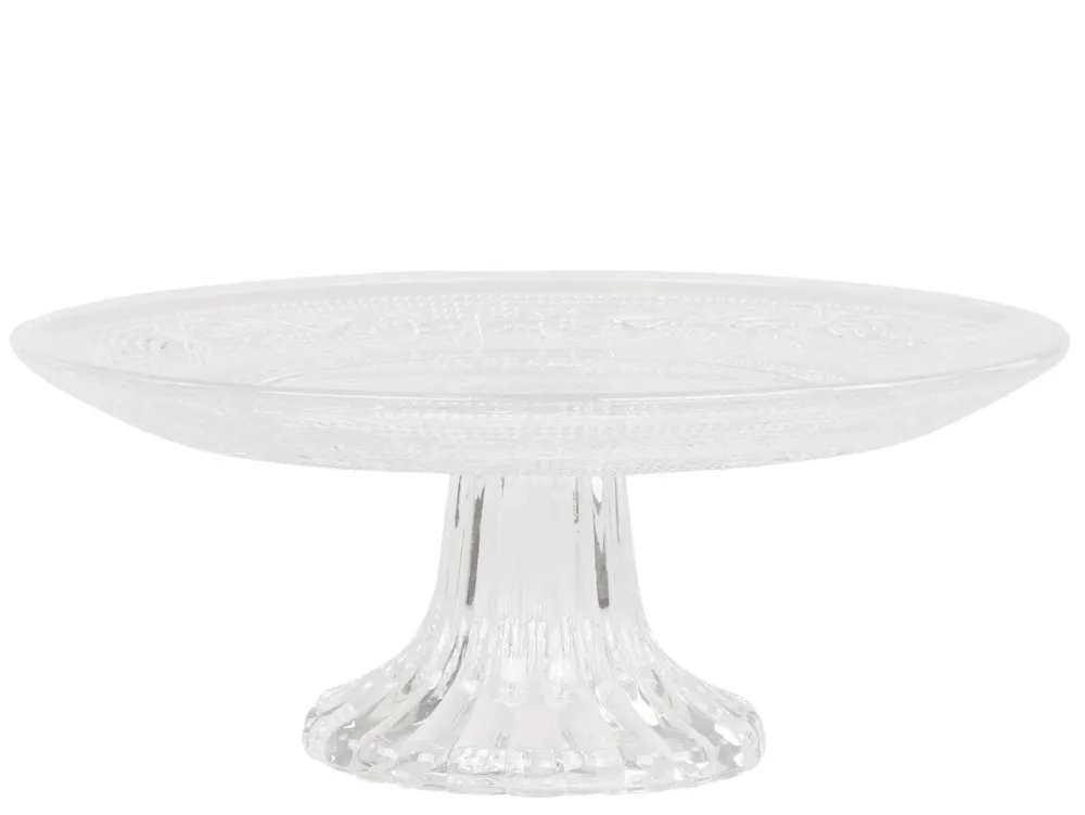 Outlet Chic Antique Glas Etagere mit Muster
