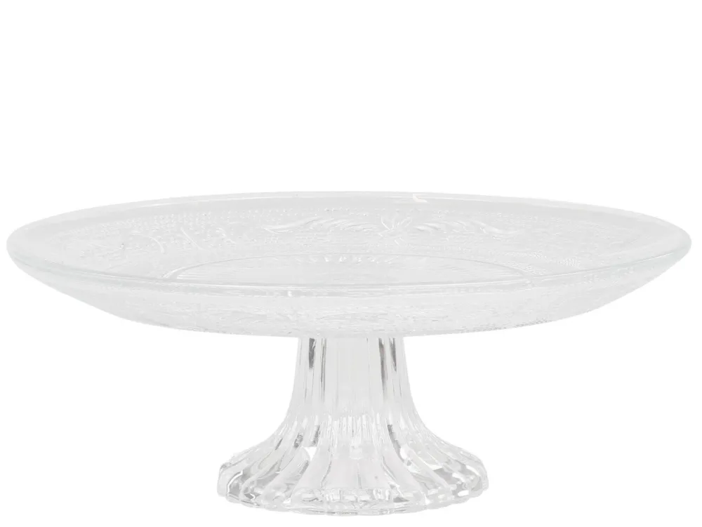 Outlet Chic Antique Glas Etagere mit Muster