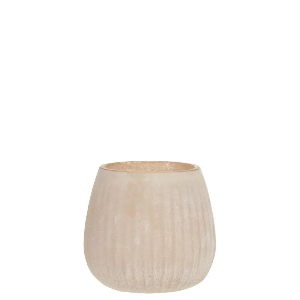 Clearance Chic Antique Glas Teelichthalter mit Muster