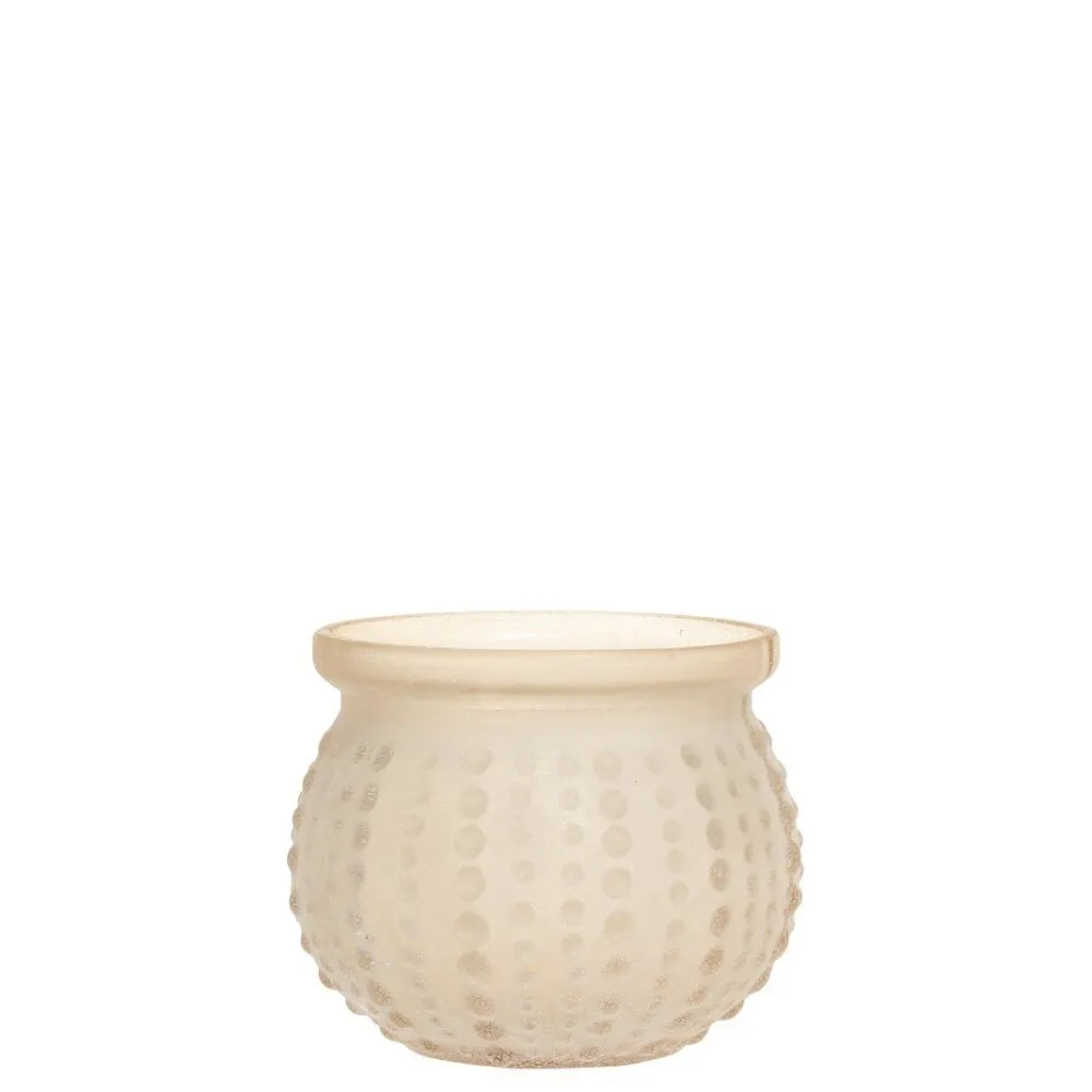 Clearance Chic Antique Glas Teelichthalter mit Muster