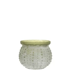 Clearance Chic Antique Glas Teelichthalter mit Muster