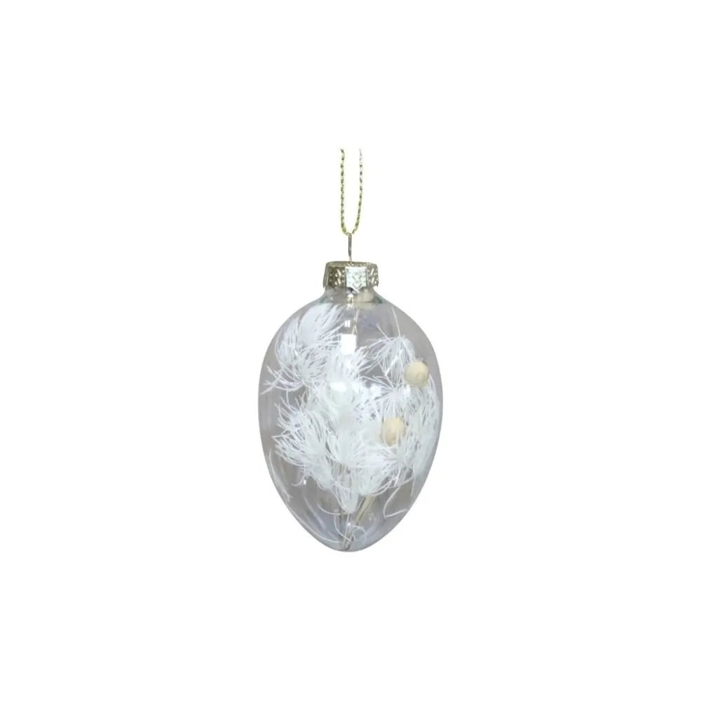 Chic Antique Glasei mit Trockenblume