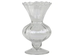Hot Chic Antique Glasvase auf Fuß