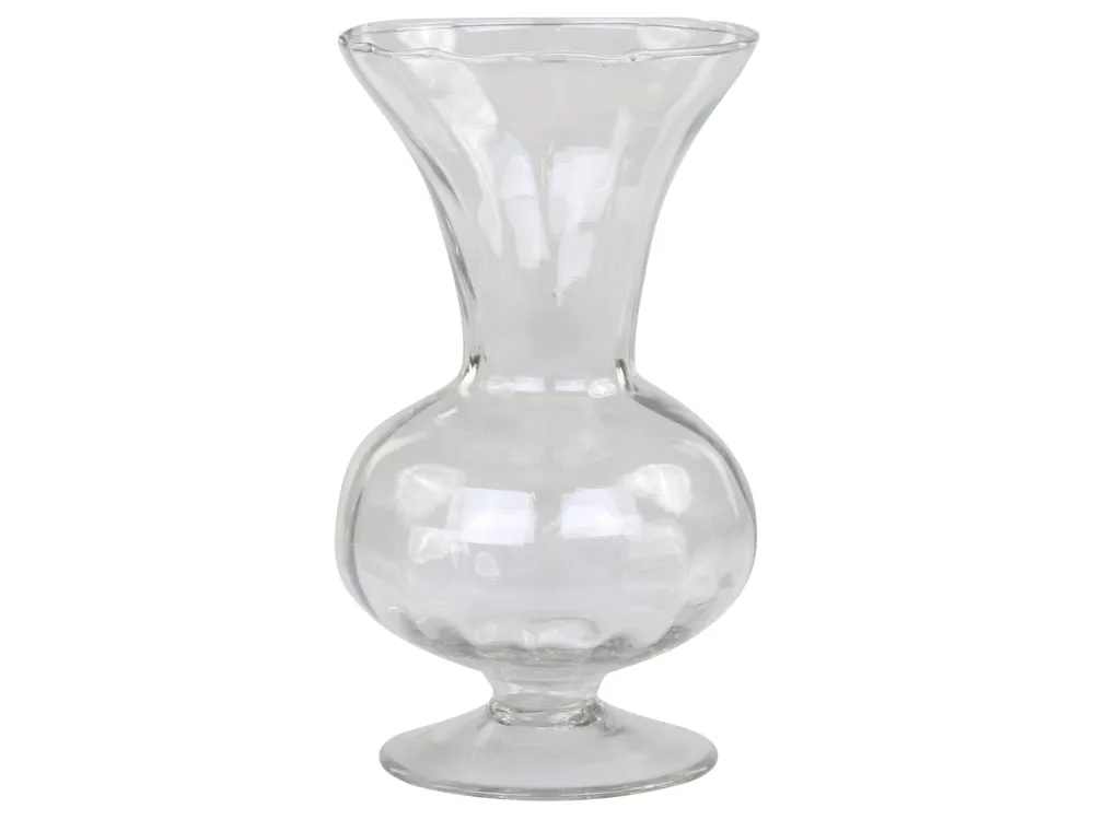 Hot Chic Antique Glasvase auf Fuß