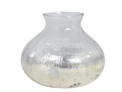 Online Chic Antique Glasvase Bauernsilber