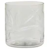 Best Chic Antique Gläsernes Hurricane mit Schliff