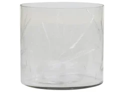Best Chic Antique Gläsernes Hurricane mit Schliff