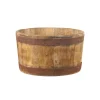 Outlet Chic Antique Grimaud alte Holzwanne
