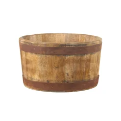 Outlet Chic Antique Grimaud alte Holzwanne