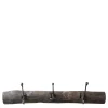 New Chic Antique Grimaud Garderobe, Kleiderhakenbrett mit 3 Haken
