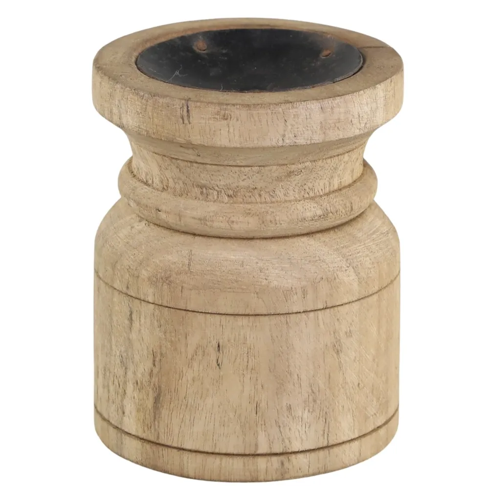 Clearance Chic Antique Grimaud Kerzenständer aus Holz