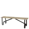 Sale Chic Antique Grimaud Sitzbank mit Beinen aus Eisen
