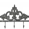 Chic Antique Hakenleiste mit Dekor und 5 Haken