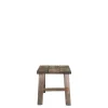 Hot Chic Antique Hocker mit Muster auf Sitz