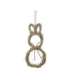 Sale Chic Antique Kaninchen geflochten Wanddeko