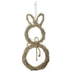 Sale Chic Antique Kaninchen geflochten Wanddeko