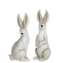 Outlet Chic Antique Kaninchen mit Glitzer im Set