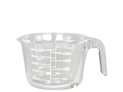 New Chic Antique Kanne aus Glas mit Messeinheiten