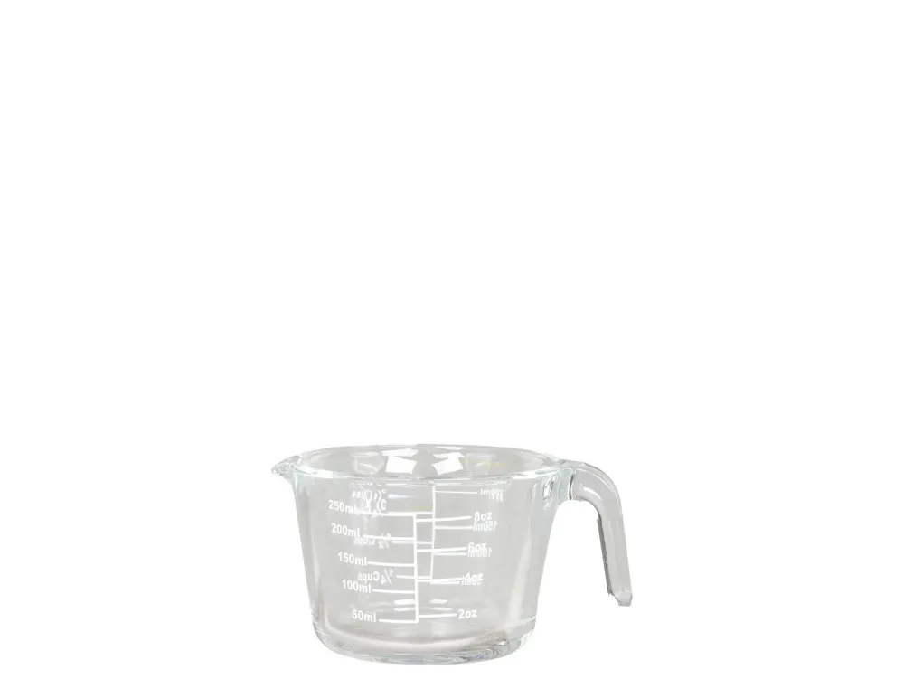 New Chic Antique Kanne aus Glas mit Messeinheiten