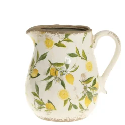 Clearance Chic Antique Kanne Limone mit Zitronenmotiv