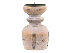 Best Chic Antique Kerzenhalter aus Mangoholz