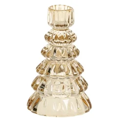 Hot Chic Antique Kerzenständer aus Glas für Stabkerzen