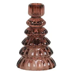 Hot Chic Antique Kerzenständer aus Glas für Stabkerzen