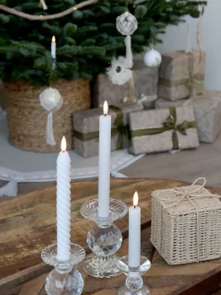 Clearance Chic Antique Kerzenständer aus Glas
