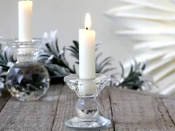 Clearance Chic Antique Kerzenständer aus Glas