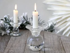 Clearance Chic Antique Kerzenständer aus Glas