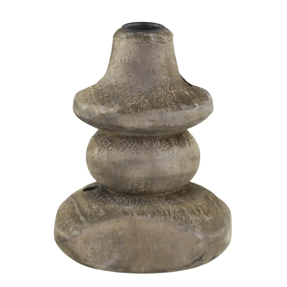 Discount Chic Antique Kerzenständer aus Holz