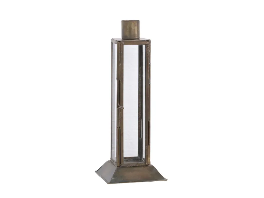 New Chic Antique Kerzenständer Laterne für Mini Stabkerzen