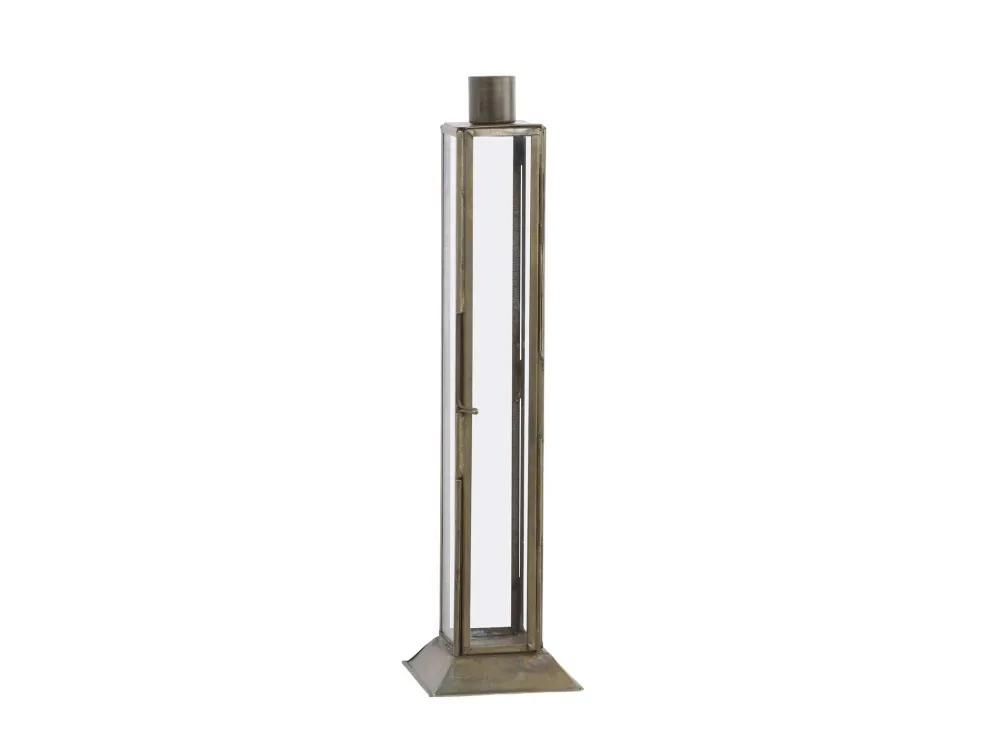 New Chic Antique Kerzenständer Laterne für Mini Stabkerzen