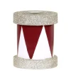 Clearance Chic Antique Kerzenständer Trommel mit Glitzer