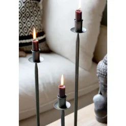 Best Chic Antique Kerzenständer antik schwarz aus Eisen