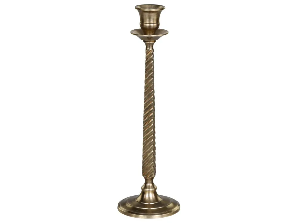 Clearance Chic Antique Kerzenständer für Stabkerze antique messing