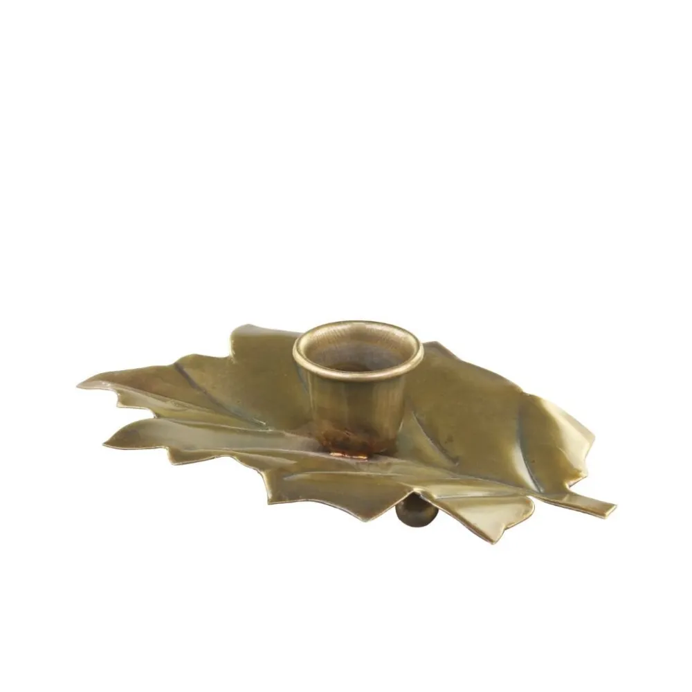 Best Chic Antique Kerzenständer in Blattform