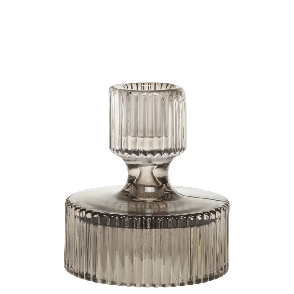 Sale Chic Antique Kerzenständer für Stabkerzen aus Glas