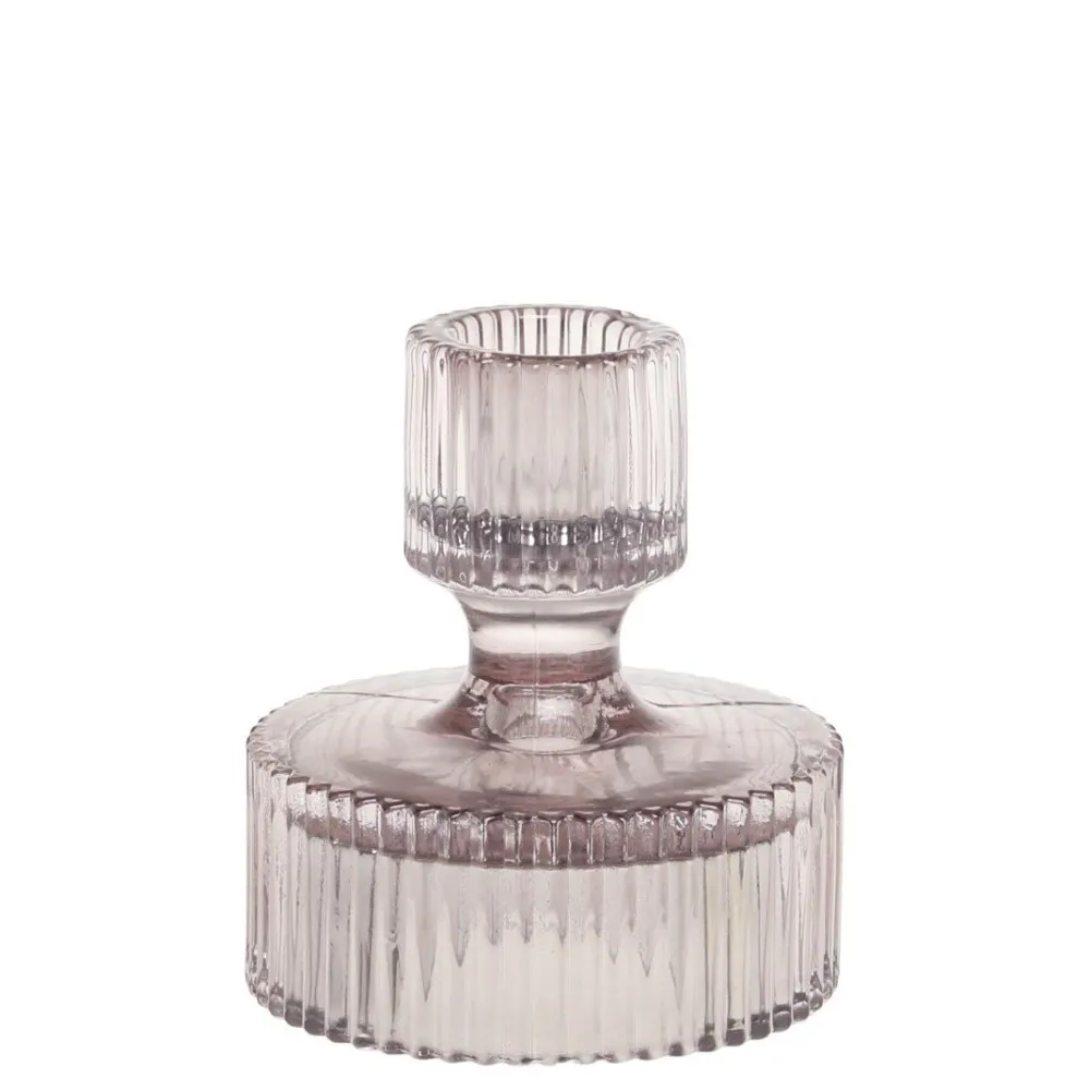Sale Chic Antique Kerzenständer für Stabkerzen aus Glas