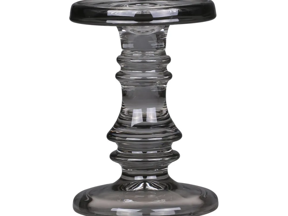 New Chic Antique Kerzenständer für Stumpenkerzen kohle