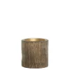 Best Chic Antique Kerzenständer für Stumpenkerze aus Mangoholz