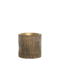 Best Chic Antique Kerzenständer für Stumpenkerze aus Mangoholz