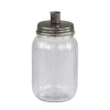 Chic Antique Kerzenständer mit Glasbehälter