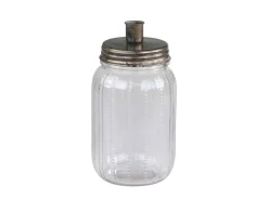 Chic Antique Kerzenständer mit Glasbehälter