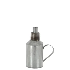 Outlet Chic Antique Kerzenständer für Stabkerzen, mit Henkel, Zink