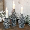 Hot Chic Antique Kerzenständer Zapfen