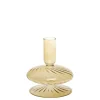 Online Chic Antique Kerzenständer in Bernsteinfarben