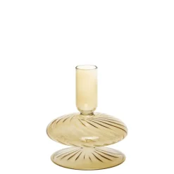 Online Chic Antique Kerzenständer in Bernsteinfarben
