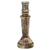 Discount Chic Antique Kerzenständer Glas antique Kupfer