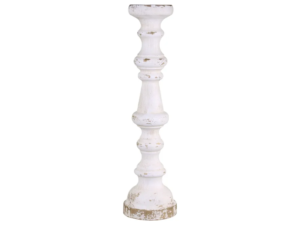 Best Chic Antique Kerzenständer für Stumpenkerzen aus Holz